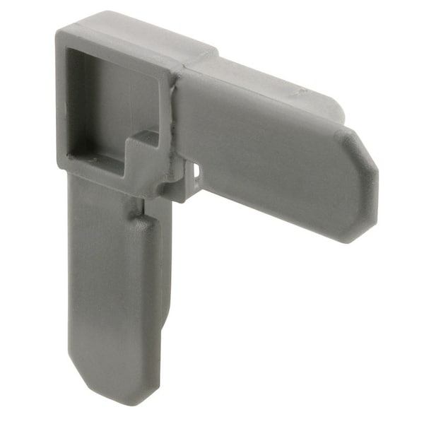 Prime-Line Gray Plastic 7/16 in. W X 3/4 in. L Screen Frame Corner 1 pk